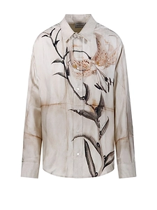 Pierre-Louis Mascia Aloe Printed Long-Sleeve Shirt