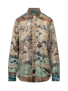 Pierre-Louis Mascia Aloe Printed Shirt