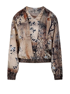 Pierre-Louis Mascia Aloes Printed Long-Sleeve Top