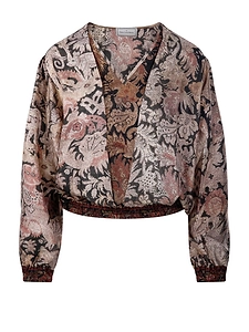 Pierre-Louis Mascia Aloes Printed Long-Sleeve Top