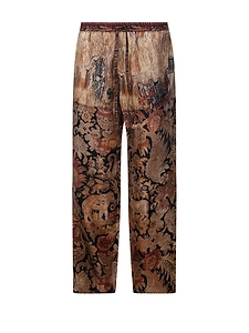 Pierre-Louis Mascia Aloes Printed Wide-Leg Pants