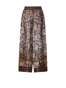 Pierre-Louis Mascia Aloes Printed Wide-Leg Pants