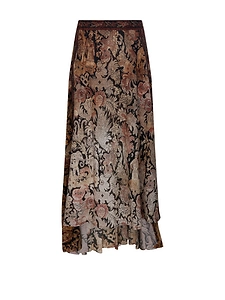 Pierre-Louis Mascia Cetos Printed Midi Skirt