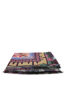 Pierre-Louis Mascia Geometric Fringed Scarf