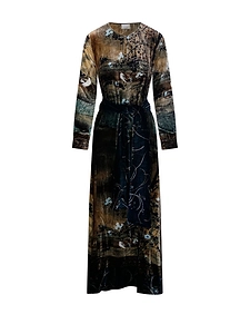 Pierre-Louis Mascia Kanpur Belted Printed Dress
