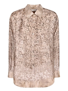 Pierre-Louis Mascia Lace-Effect Button-Up Top