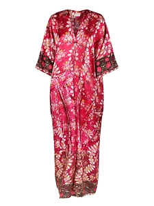 Pierre-Louis Mascia Printed Kimono-Sleeve Dress