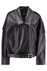 Pinko Belted Biker Jacket