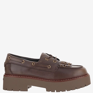 Pinko Fringe Lug-Sole Flat Shoes