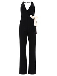 Pinko Halterneck Sleeveless Belted Jumpsuit