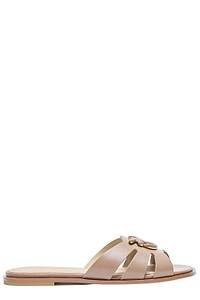 Pinko Love Birds Cut-Out Flat Sandals