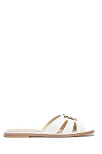 Pinko Love Birds Cut-Out Flat Sandals
