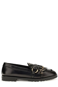 Pinko Nora 08 Studded Leather Loafers