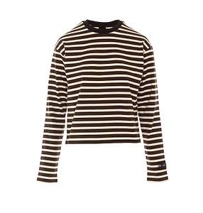 Pinko Striped Lace-Cuff Jumper