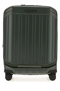 Piquadro Front-Open Cabin Trolley Suitcase