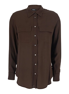 Plain Pocket Detail Shirt