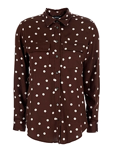 Plain Polka Dot Pocket Shirt