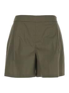 Plain Popeline Tailored Shorts