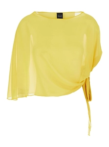 Plain Sheer Draped Shawl