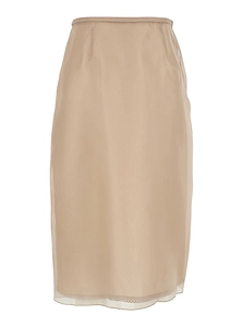 Plain Sheer Organza Skirt