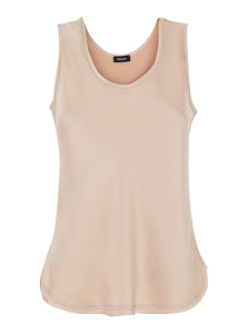 Plain Sleeveless Satin Top