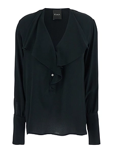 Plain Volant Detail Shirt