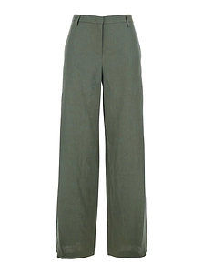 Plain Wide Leg Pants