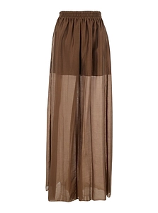 Plain Wide Leg Pants
