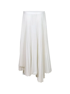 Plan C Asymmetric Pleated Skirt