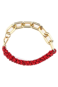 Plan C Braided Cord Chain Necklace