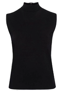 Plan C Mock-Neck Sleeveless Tank Top