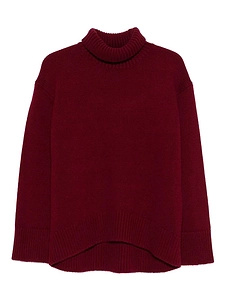 Plan C Long-Sleeved Roll-Neck Knitted Jumper