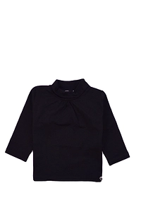 Please Kid Logo Plaque Pleated T-Shirt