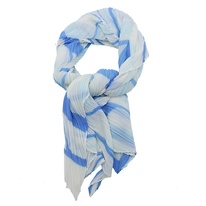Pleats Please Issey Miyake Pleated Patterned Scarf