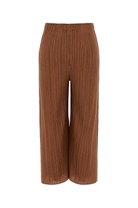 Pleats Please Issey Miyake Pleated Wide-Leg Pants