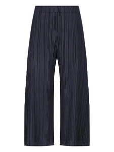 Pleats Please Issey Miyake Pleated Wide-Leg Pants