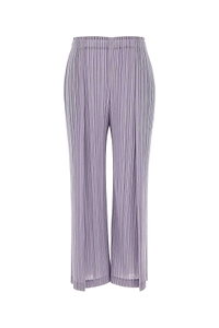 Pleats Please Issey Miyake Ramie Pleated Trousers