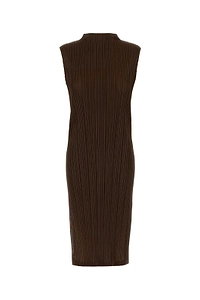 Pleats Please Issey Miyake Sleeveless Pleated Dress