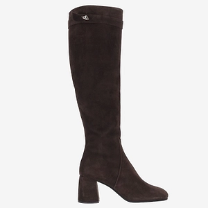 Poeve Block Heel Over-The-Knee Boots
