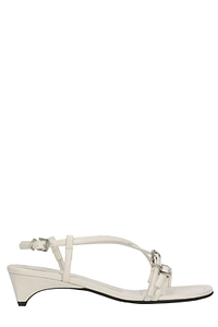 Poeve Buckled Detailed Heeled Sandals