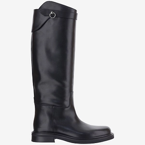 Poeve Buckled Riding Boots