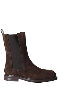 Poeve Round Toe Slip-On Chelsea Boots