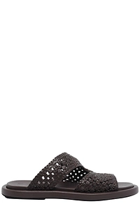 Poeve Delphine Woven Flat Sandals
