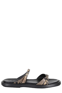 Poeve Laila Patterned Flat Sandals