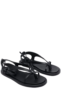 Poeve Flavia Knotted Flat Sandals