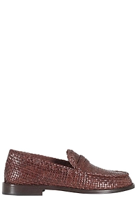 Poeve Maverick Woven Loafers Flat Shoes