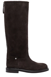 Poeve Zip Knee-High Boots