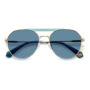 Polaroid Eyewear Polarized Aviator Sunglasses