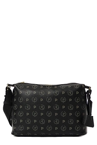 Pollini All-Over Monogram-Printed Crossbody Bag