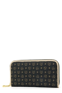 Pollini Heritage Print Zipped Wallet
